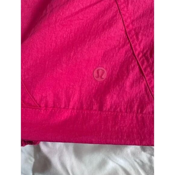(4) NWT $128 Lululemon‎ Scuba Cropped Anorak Pink Dragonfruit - Picture 9 of 9
